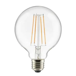 Light bulb E27 LED glob 100 3-step dimmer, Clear