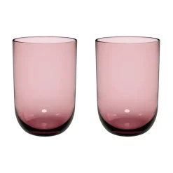 Like long drink glass 38.5 cl 2-pack, Grape