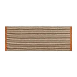 Line rug, Black 70x250 cm