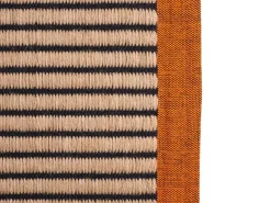 Line rug, Black 170x240 cm