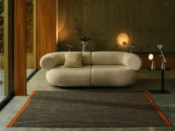 Line rug, Black 170x240 cm