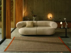 Line rug, Black 170x240 cm
