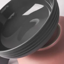 Lines bowl Ø16 cm 6-pack, dark grey