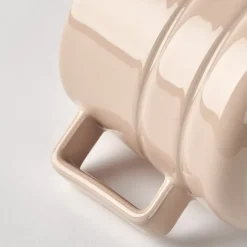 Lines milk jug 50 cl, beige