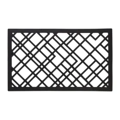 Lines rubber doormat, 45x75 cm