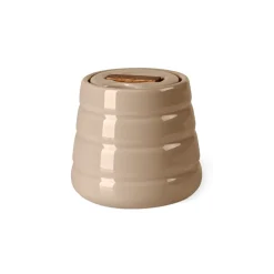 Lines sugar bowl, beige