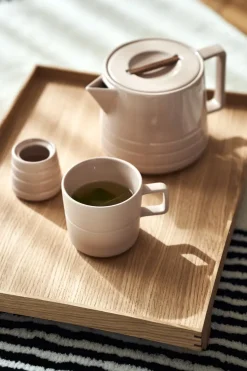 Lines teapot 1.5 liter, beige