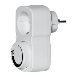 Lit plug-in dimmer Saco, White