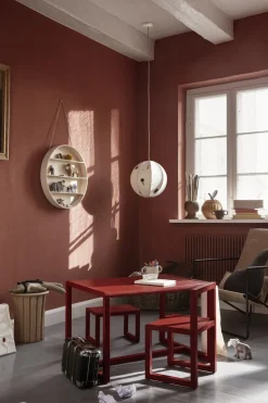 Little Architect table, Poppy Red