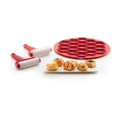 Lékué baking kit mini pies, Red