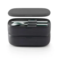 Lékué To Go lunchbox 5 pieces, Black
