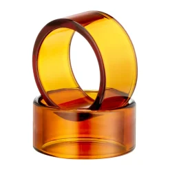 Loop napkin ring 2-pack, Amber