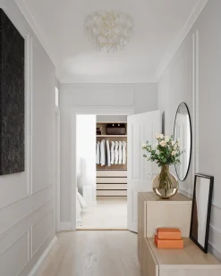 Lorraine ceiling Ø51.5 cm, Clear