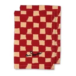 Love napkin 45x45 cm 2-pack, Red sand