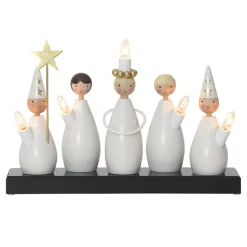 Lucia Choir candle arch, White