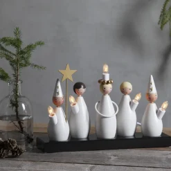Lucia Choir candle arch, White