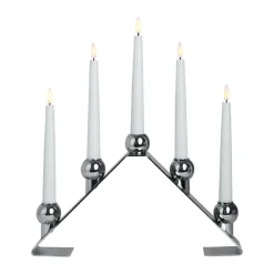 Luna advent candle, Chrome