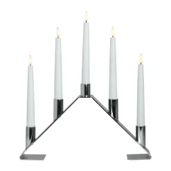 Luna advent candle, Chrome