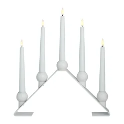 Luna advent candle, White