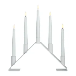Luna advent candle, White