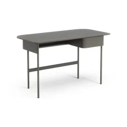 Luna desk with drawer, Oak orkan grey