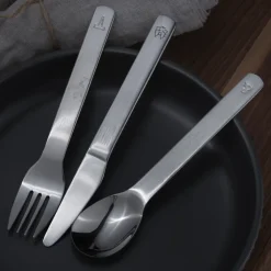 Lupo Emil children's cutlery 9 pieces, Silver