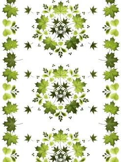 Lövkrans oilcloth, Green