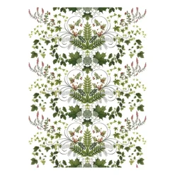 Lövsång oilcloth, Green