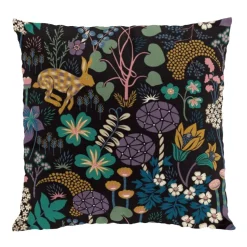 Lyckeflykt cushion cover 47x47 cm, Black
