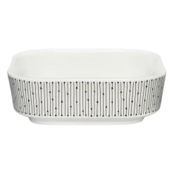 Mainio Sarastus oven dish 0.7 l, Black-white