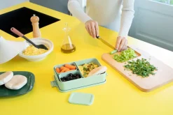 Make & Take bento lunch box large 2 L, Jade Green