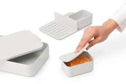 Make & Take bento lunch box large 2 L, Light grey