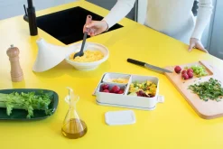 Make & Take bento lunch box large 2 L, Light grey