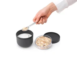 Make & Take breakfast bowl 0.5 L, Dark grey