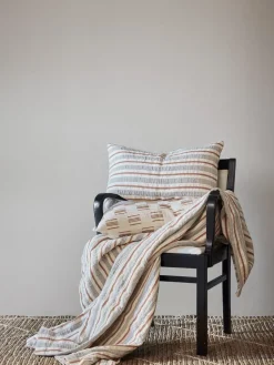 Malva bedspread 180x260 cm, Gray-rust red