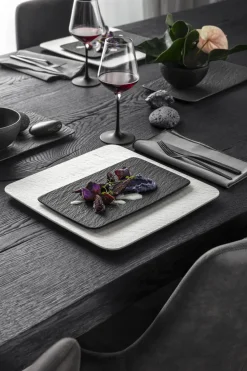Manufacture Rock plate 17x28 cm, Black