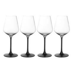 Manufacture Rock red wine glass 47 cl 4-pack, Clear-black