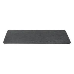 Manufacture Rock serving plate 18x35 cm, Black