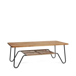 Marcel coffee table, oak oil rustic, 140x70