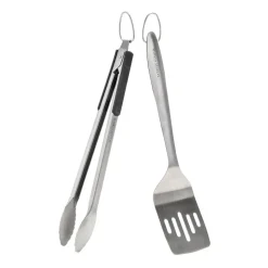 Markus BBQ grill set 2-pieces 10x43 cm, Silver