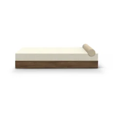 Mass daybed 200x75x51 cm, Karakorum ivory 001-walnut