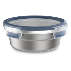 MasterSeal stainless steel lunch box round, 0.7 L