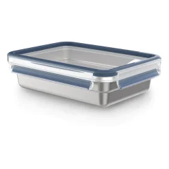 MasterSeal stainless steel lunch box rectangular, 1.2 L