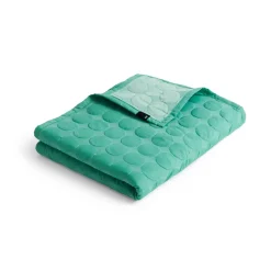 Mega Dot throw organic 195x245 cm, Sea green