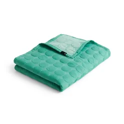 Mega Dot throw organic 260x260 cm, Sea green