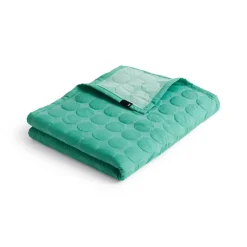 Mega Dot throw organic 235x245 cm, Sea green