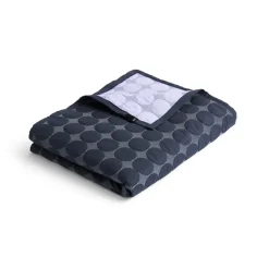 Mega Dot throw organic 260x260 cm, Midnight blue
