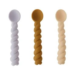 Mellow spoon 3-pack, Lavender-vanilla-light Rubber