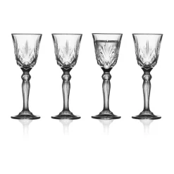 Melodia Snaps glass with stem 5 cl 4-pack, Clear