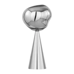 Melt Portable LED table lamp 28.5 cm, Silver